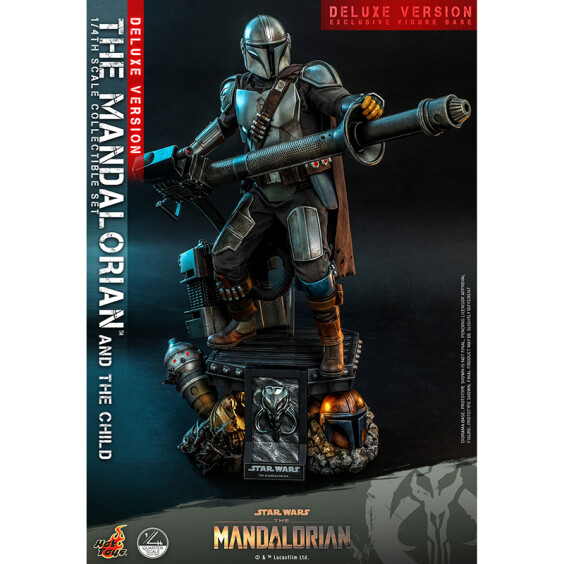 Коллекционная фигура Hot Toys: Quarter Scale: Star Wars: The Mandalorian: The Mandalorian & Grogu (Set), (607041) 4