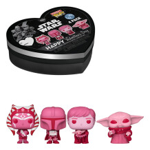 Набір фігурок Funko Pocket POP!: Star Wars: The Mandalorian (4-Pack Valentine Box), (69071)