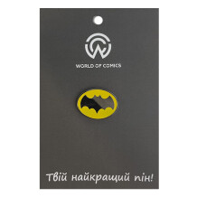 Металевий значок (пін) DC: Batman: Logo (Yellow), (13658)