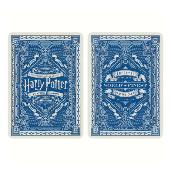 Игральные карты Theory11: Wizarding World: Harry Potter: Hogwarts: Ravenclaw (Blue), (120027) 6