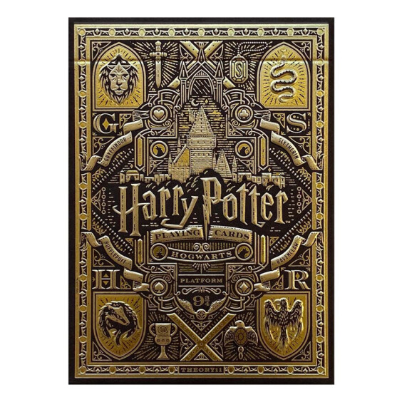 Игральные карты Theory11: Wizarding World: Harry Potter: Hogwarts: Hufflepuff (Yellow), (120028)