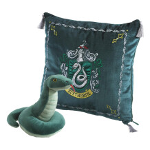 М'яка плюшева іграшка-подушка The Noble Collection: Wizarding World: Harry Potter: Slytherin House Mascot, (5733)