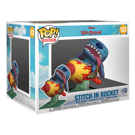 Фігурка Funko POP!: Rides: Disney: Lilo & Stitch: Stitch in Rocket, (55620) 3