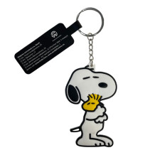 Брелок двухсторонний Snoopy: Snoopy w/ Woodstock, (9975)