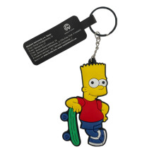 Брелок двухсторонний The Simpsons: Bart w/ Skate, (9945)