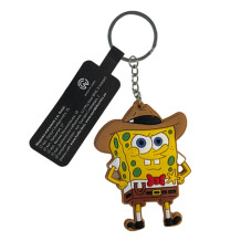 Брелок двосторонній SpongeBob SquarePants: Cowboy Bob, (9939)