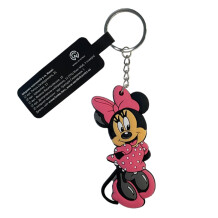 Брелок двосторонній Disney: Mickey Mouse: Minnie (Pink Dress), (9919)