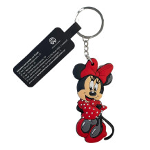 Брелок двухсторонний Disney: Mickey Mouse: Minnie (Red Dress), (9918)