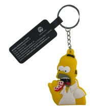 Брелок двухсторонний The Simpsons: Homer w/ Donut, (9384)