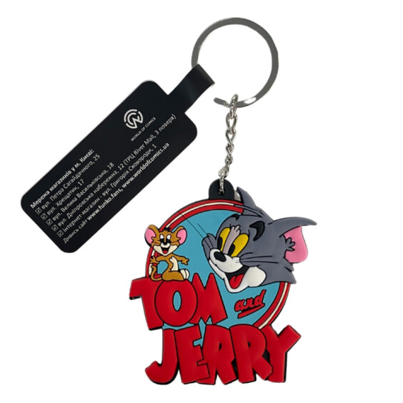 Брелок двухсторонний Tom & Jerry: Tom and Jerry: Logo, (10480)