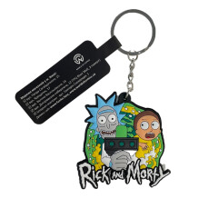 Брелок двухсторонний Rick & Morty: Rick and Morty: Portal, (10044)
