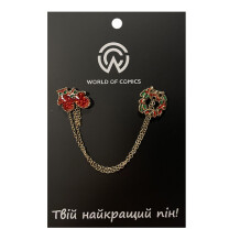 Металеві значки (піни) Mittens and Wreath, (12105)