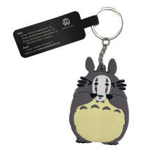 Брелок двосторонній Studio Ghibli: My Neighbor Totoro: Totoro w/ Kaonashi's Mask, (10074)