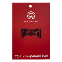 Металевий значок (пін) Manowar: Logo, (11399)