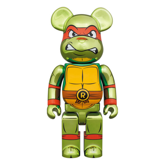 *Original* Be@rbrick: Teenage Mutant Ninja Turtles: Raphael (Chrome) (Set) (100% & 400%), (608471) 3