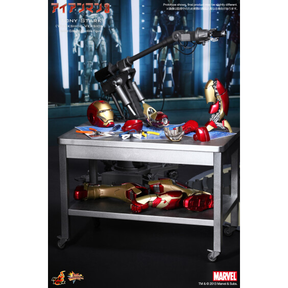 Колекційна фігура Hot Toys: Movie Masterpiece: Marvel: Iron Man 3: Tony Stark (Workshop Version), (84969) 4