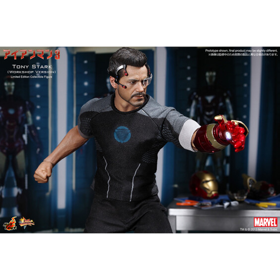 Колекційна фігура Hot Toys: Movie Masterpiece: Marvel: Iron Man 3: Tony Stark (Workshop Version), (84969) 8