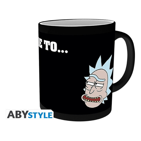 Кружка-хамелеон ABYstyle: Rick & Morty: «It’s Time To... Get Schwifty», (334131) 2