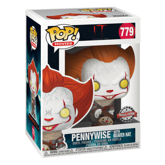 Фигурка Funko POP!: Movies: IT: Chapter 2: Pennywise w/ Beaver Hat (Special Edition), (40629) 3