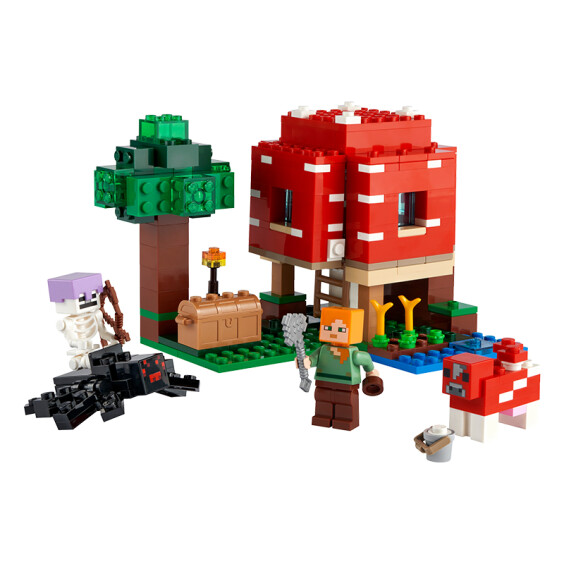 Конструктор LEGO: Minecraft: The Mushroom House, (21179) 2