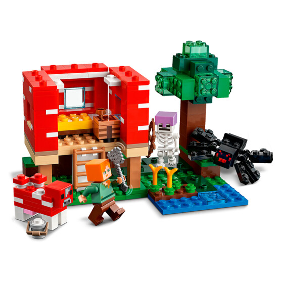 Конструктор LEGO: Minecraft: The Mushroom House, (21179) 3