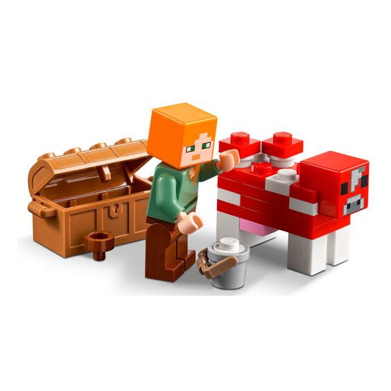 Конструктор LEGO: Minecraft: The Mushroom House, (21179) 4