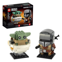 Конструктор Lego: Brick Headz: Star Wars: The Mandalorian: The Mandalorian and The Child, (75317)