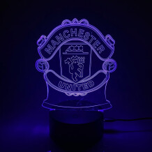Акриловый светильник Manchester United: Logo, (44626)