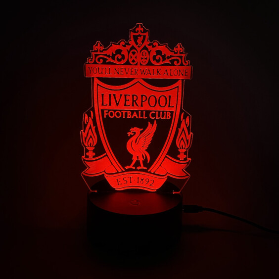 Акриловый светильник Liverpool: Logo, (44672)