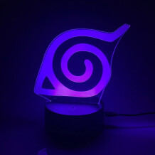 Акриловый светильник Naruto: Konoha: Logo, (44557)