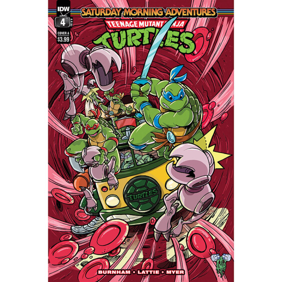 Комикс Teenage Mutant Ninja Turtles. Saturday Morning Adventures. Big Trouble in Master Splinter. Volume 1. #4, (30884)