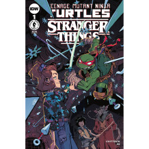 Комикс Teenage Mutant Ninja Turtles & Stranger Things. Chapter One. The Tourists. Volume 1. #1 (Corona's Cover), (31121)
