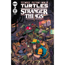 Комикс Teenage Mutant Ninja Turtles & Stranger Things. Chapter Three. In the Mind's Eye. Volume 1. #3 (Corona's Cover), (31321)