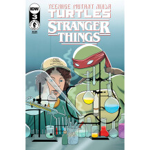 Комикс Teenage Mutant Ninja Turtles & Stranger Things. Chapter Three. In the Mind's Eye. Volume 1. #3 (Woodall's Cover), (31331)