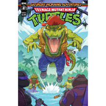 Комікс Teenage Mutant Ninja Turtles. Saturday Morning Adventures. Swapping Pads. Part 1. Volume 2. #4 (Schoening's Cover), (150421)