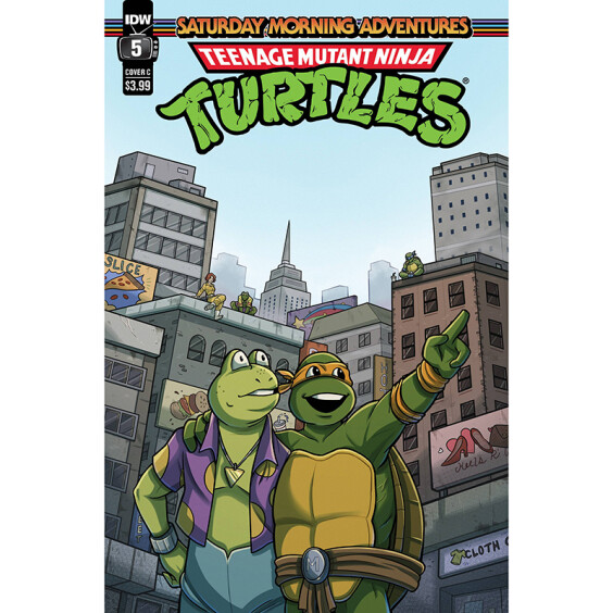 Комікс Teenage Mutant Ninja Turtles. Saturday Morning Adventures. Swapping Pads. Part 2. Volume 2. #5 (Suntrup's Cover), (150531)