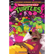 Комікс Teenage Mutant Ninja Turtles. Saturday Morning Adventures. Big Trouble in Master Splinter. Volume 1. #4 (Galloway's Cover), (308421)