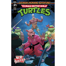 Комікс Teenage Mutant Ninja Turtles. Saturday Morning Adventures. The Turtle King. Part 2. Volume 2. #2 (Schoening's Cover), (315221)