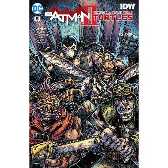 Комикс DC. Batman & Teenage Mutant Ninja Turtles II. A Knight in New York. Volume 1. #5 (Eastman's Cover), (350521)