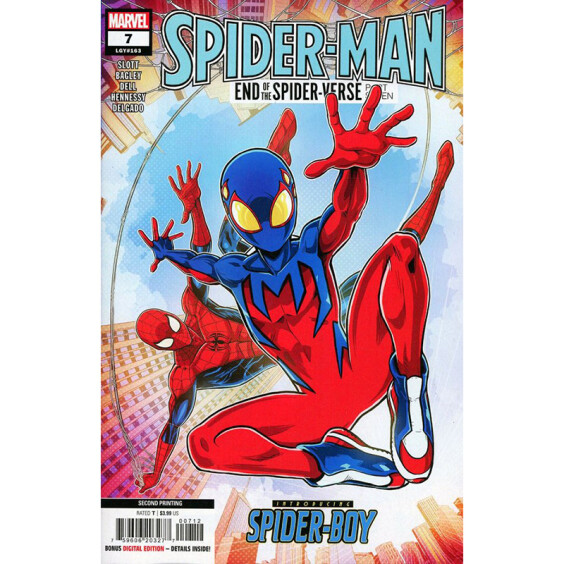 Комикс Marvel. Spider-Man. End of the Spider-Verse. Part 7. Spider-Genesis. Volume 4. #7 (Vecchio's Cover), (203277)