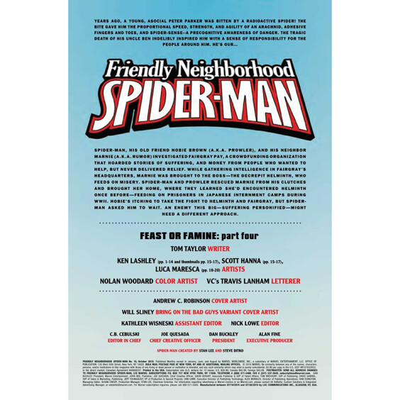 Комикс Marvel. Friendly Neighborhood Spider-Man. Feast or Famine. Part 4. Volume 2. #10, (302695) 2