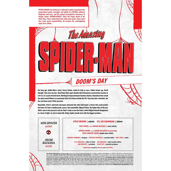 Комикс Marvel. The Amazing Spider-Man. Doom's Day. Volume 5. #35, (809369) 2