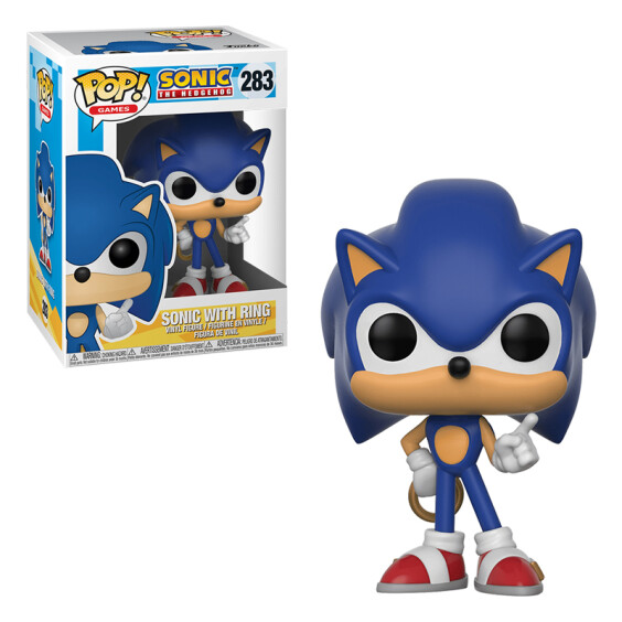Фигурка Funko POP!: Games: Sonic: The Hedgehog: Sonic w/ Ring, (20146)