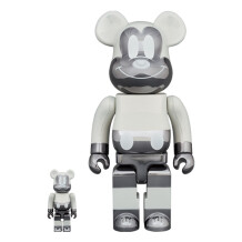 *Original* Be@rbrick: Fragment Design: Mickey Mouse (Reverse) (Set) (100% & 400%), (588070)