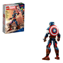 Конструктор LEGO: Marvel: Avengers: Captain America (Construction Figure), (76258)