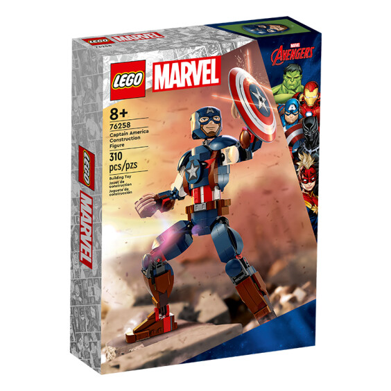 Конструктор LEGO: Marvel: Avengers: Captain America (Construction Figure), (76258) 4