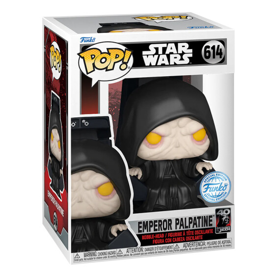 Фігурка Funko POP!: Star Wars: 40th Return of the Jedi: Emperor Palpatine (Special Edition), (71236) 3