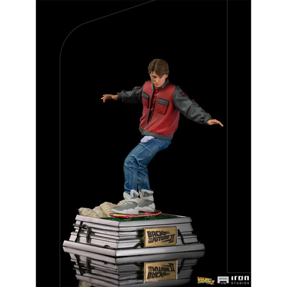 Коллекционная фигура Iron Studios: Back to the Future: Marty McFly on Hoverboard, (127979) 2