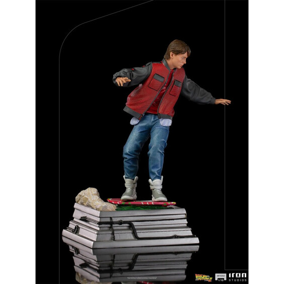 Колекційна фігура Iron Studios: Back to the Future: Marty McFly on Hoverboard, (127979) 4