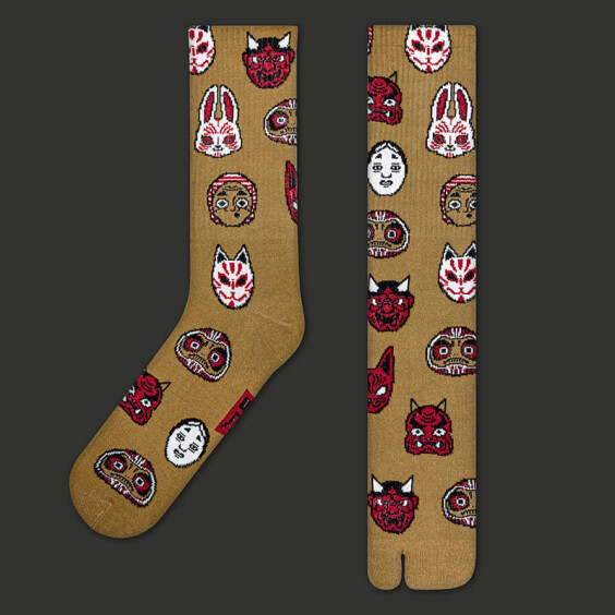 Шкарпетки японські CEH: Oni Masks (р. 40-45), (91483)